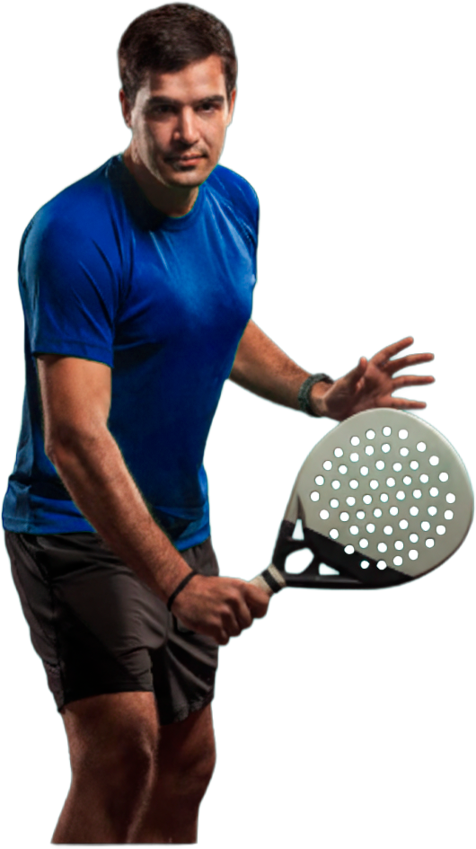 jugador padel solo
